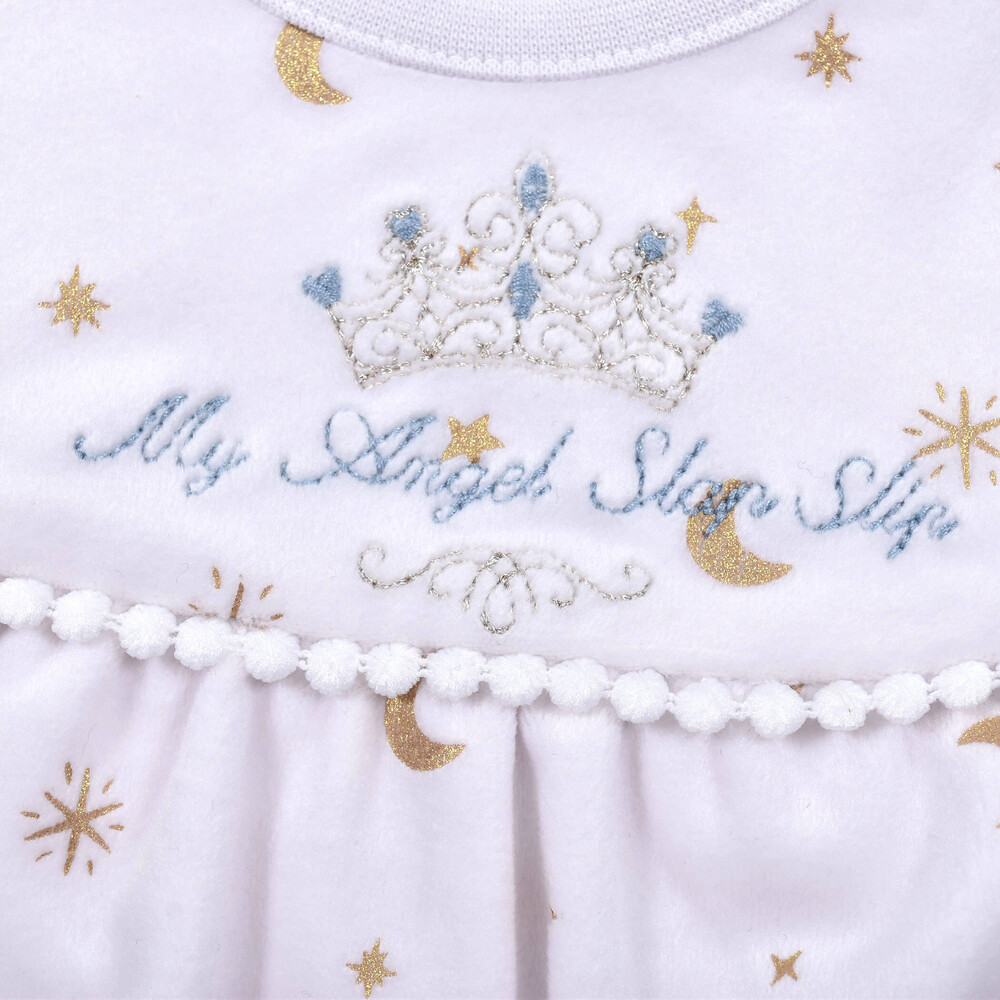 ドットレース ティアラ 刺繍 裾 ギャザー 2WAYオール ベビー (50~70cm) ピンク系 ワンサイズ