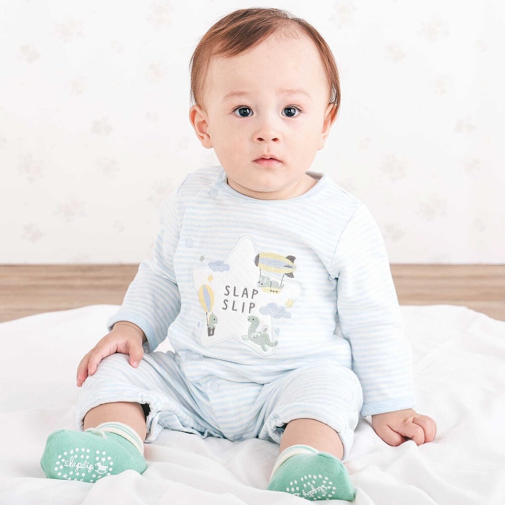 アニマルクマウサギ恐竜お星さまパッチ2WAYオールベビー(50~70cm) ピンク ワンサイズ(50-70cm)