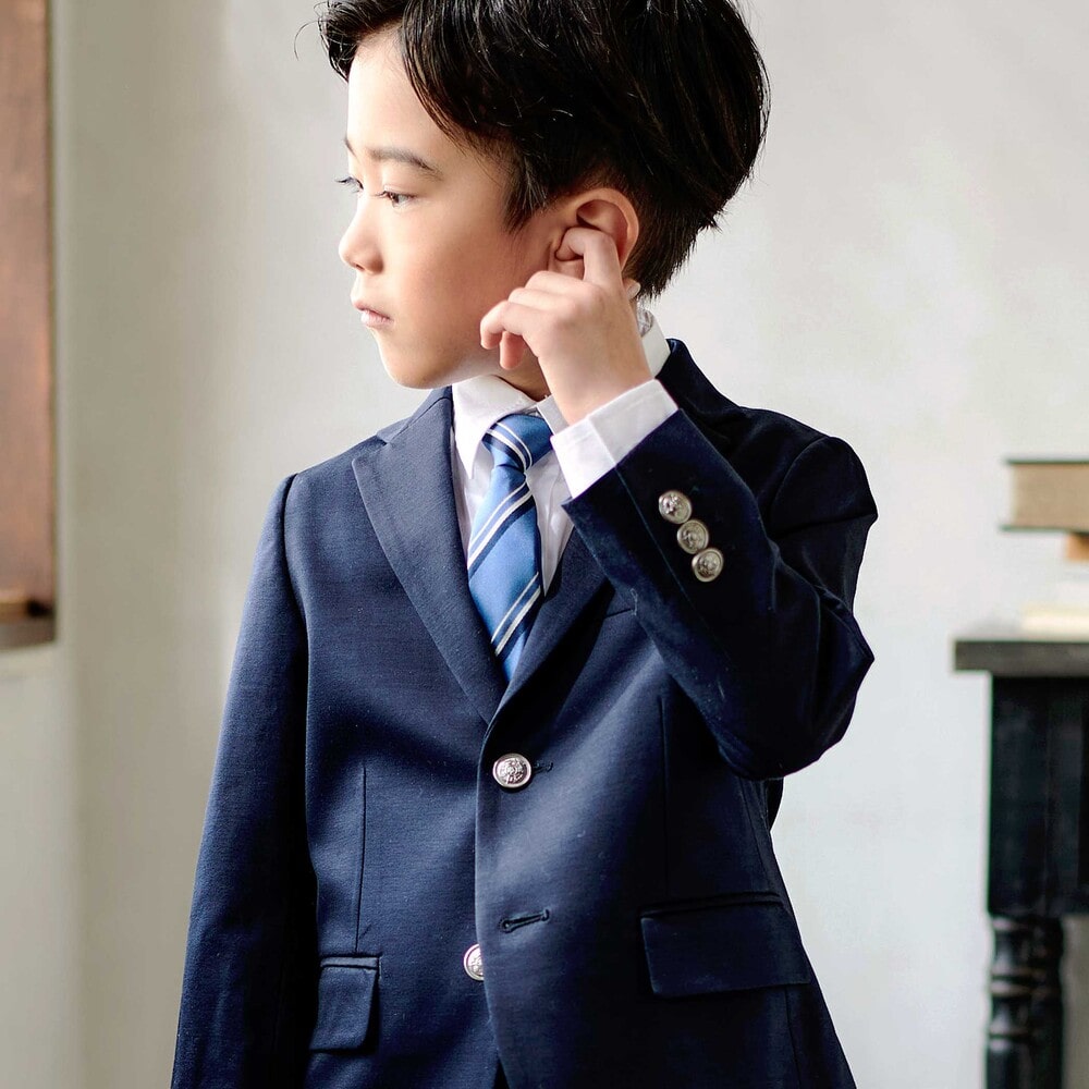 モクロディテーラードジャケット(110~130cm) ネイビー 110cm