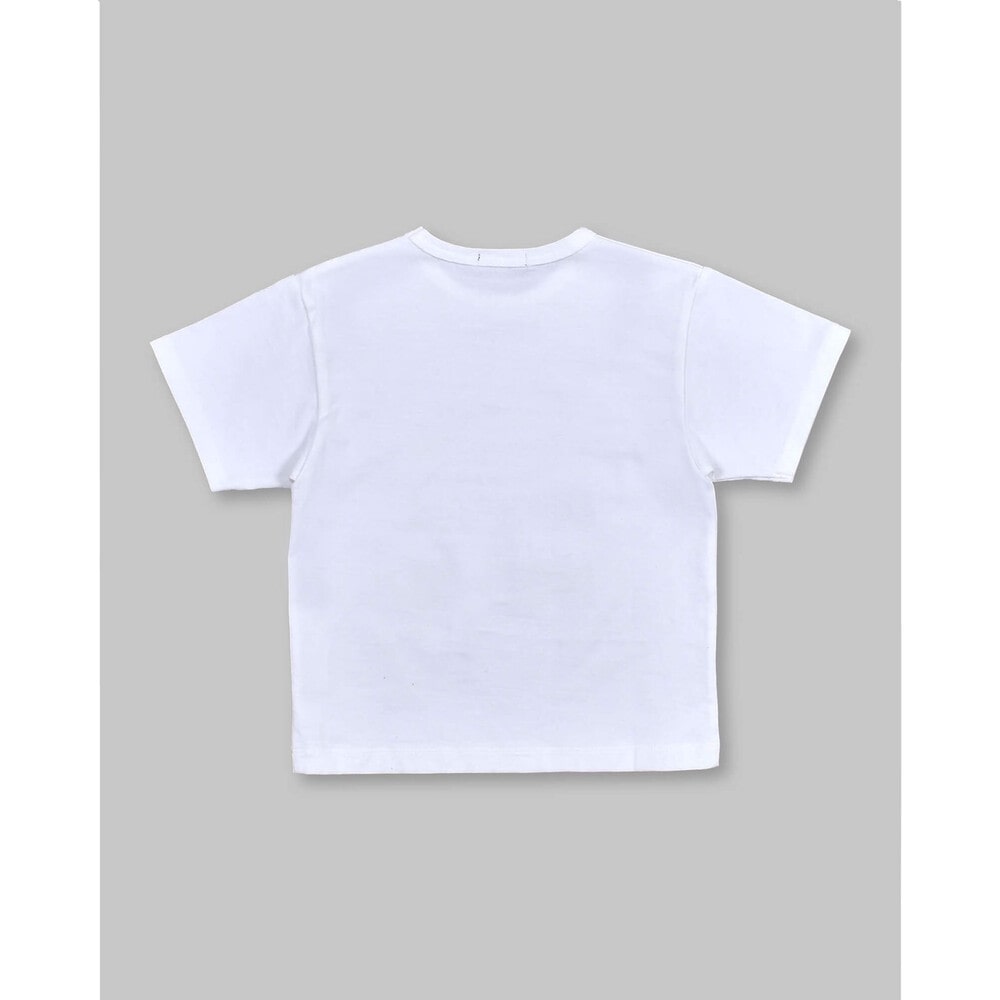 USA コットン フォト プリント Tシャツ (90~150cm) ホワイト 150cm