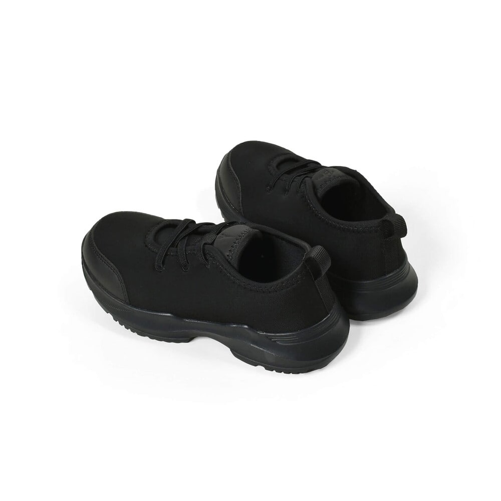 ボーイズストレッチスニーカー(15~21cm) ブラック 18cm