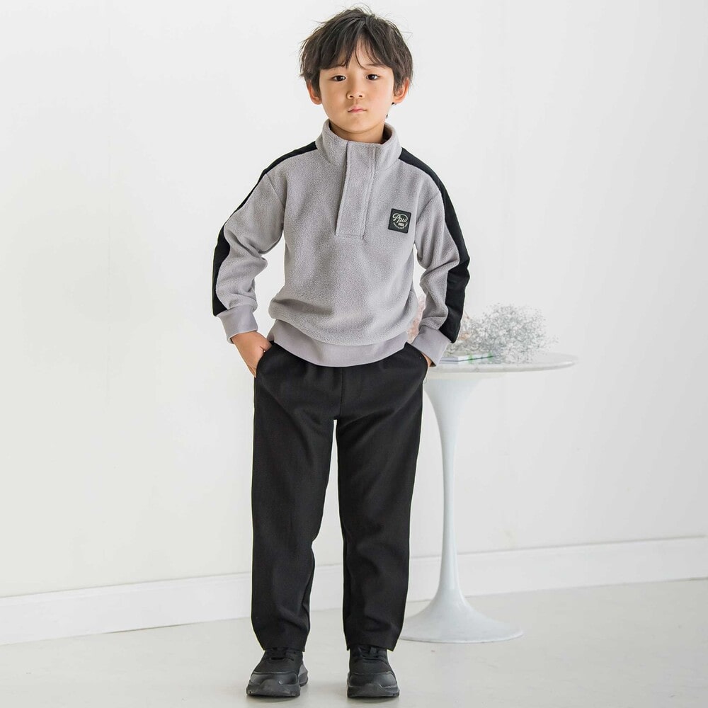 【限定商品】サイドラインロングパンツ(95~160cm) ネイビー 95cm