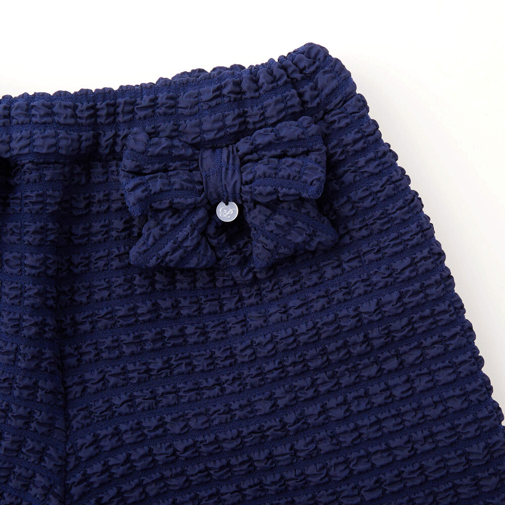 【限定商品】ポコポコリボンポイントキュロットパンツ(100~150cm) 【LIMITED EDITION】 ネイビー 100cm