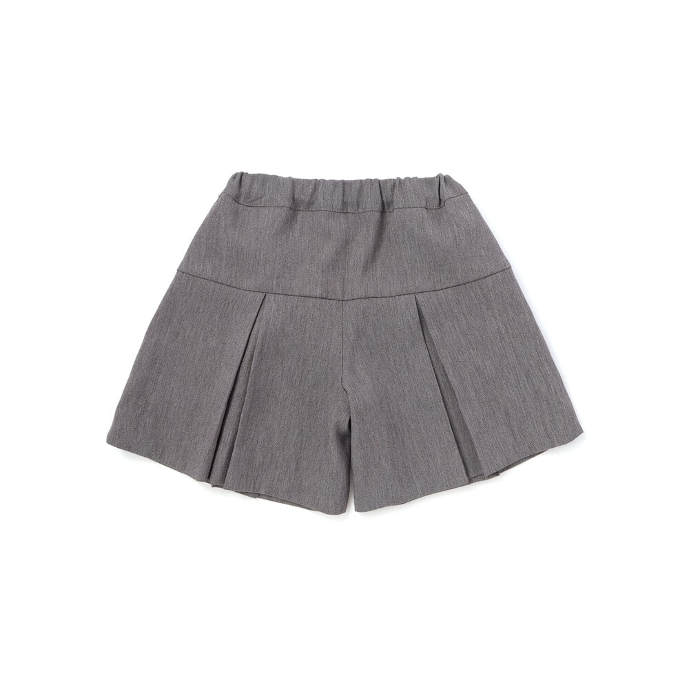 【限定商品】ヘリンボーンキュロットパンツ(95~150cm) グレー系 95cm