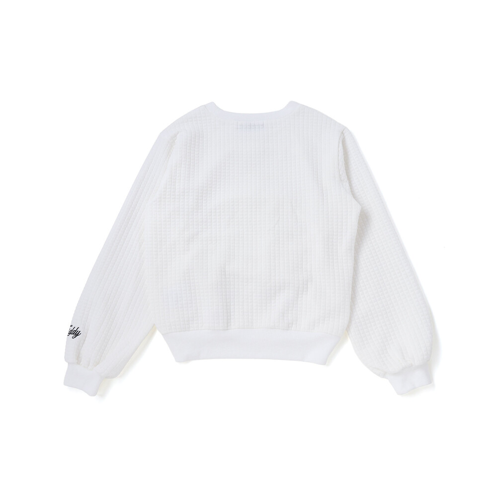 膨れジャガードトドロストトップス(130~160cm) ブラック 130cm