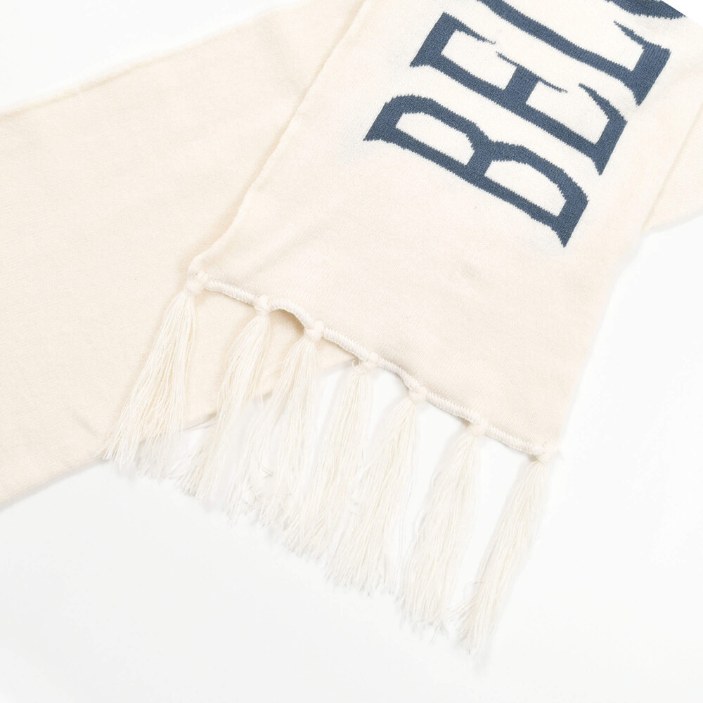 【 ニコ☆プチ 掲載 】ビッグロゴマフラー ブラック ワンサイズ