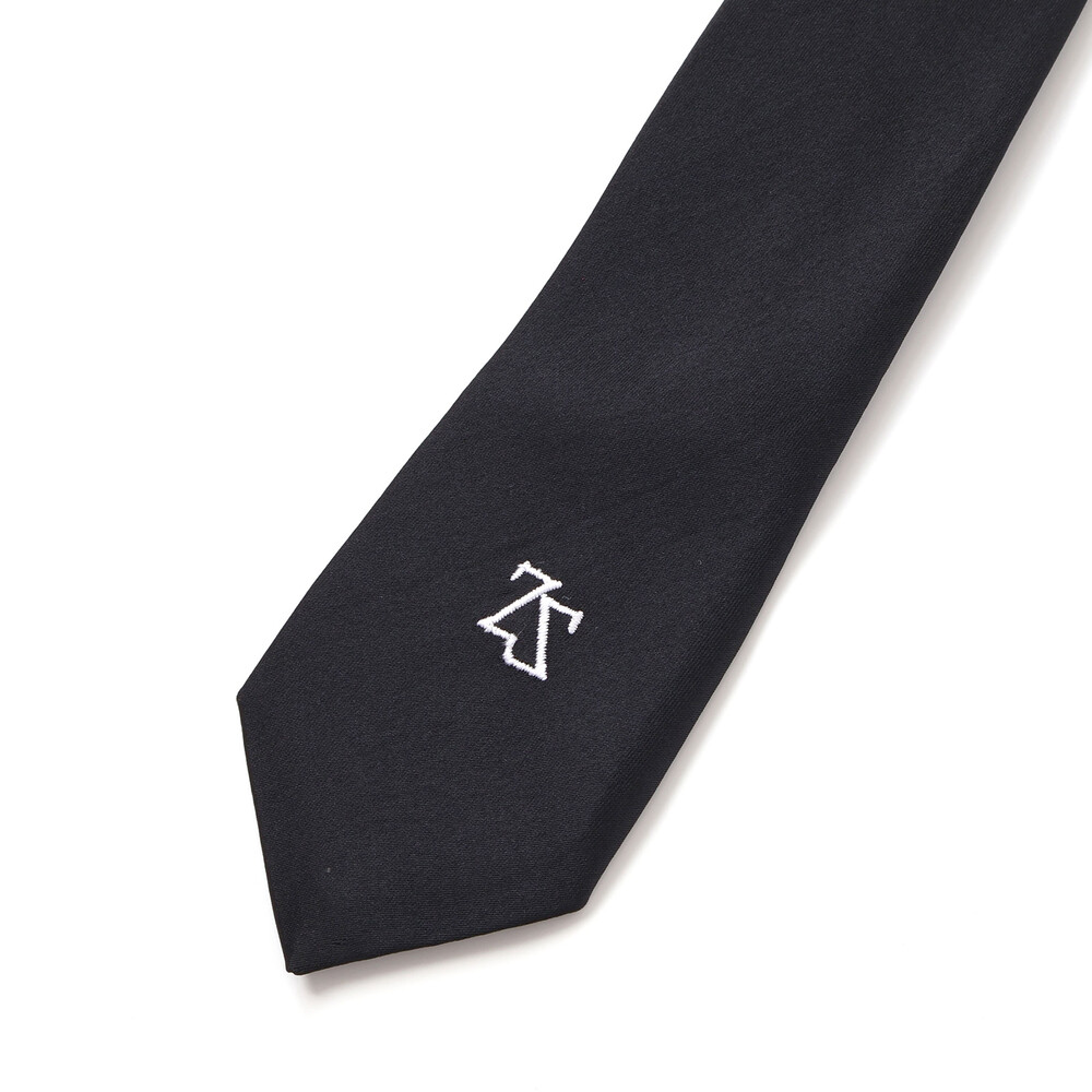 ロゴ入りネクタイ ブラック ワンサイズ