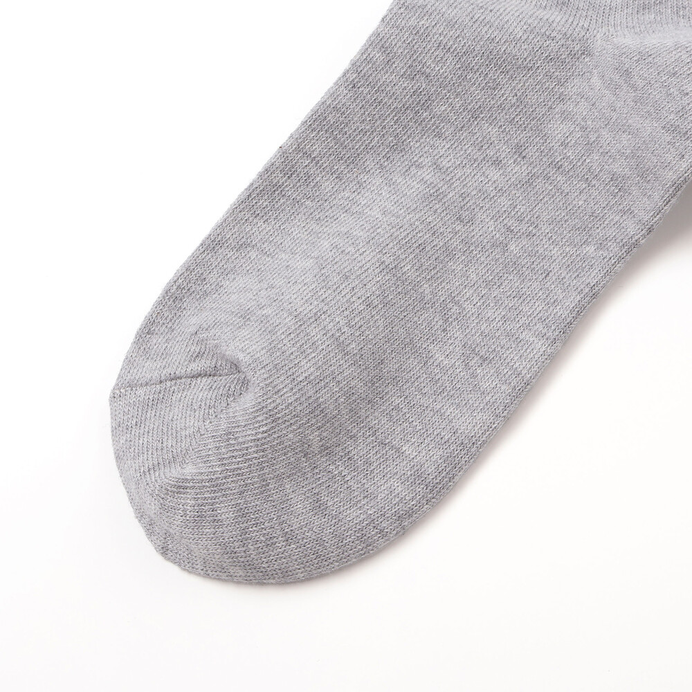 ロゴ刺しゅうリブソックス(19~24cm) ブラック 19-21cm