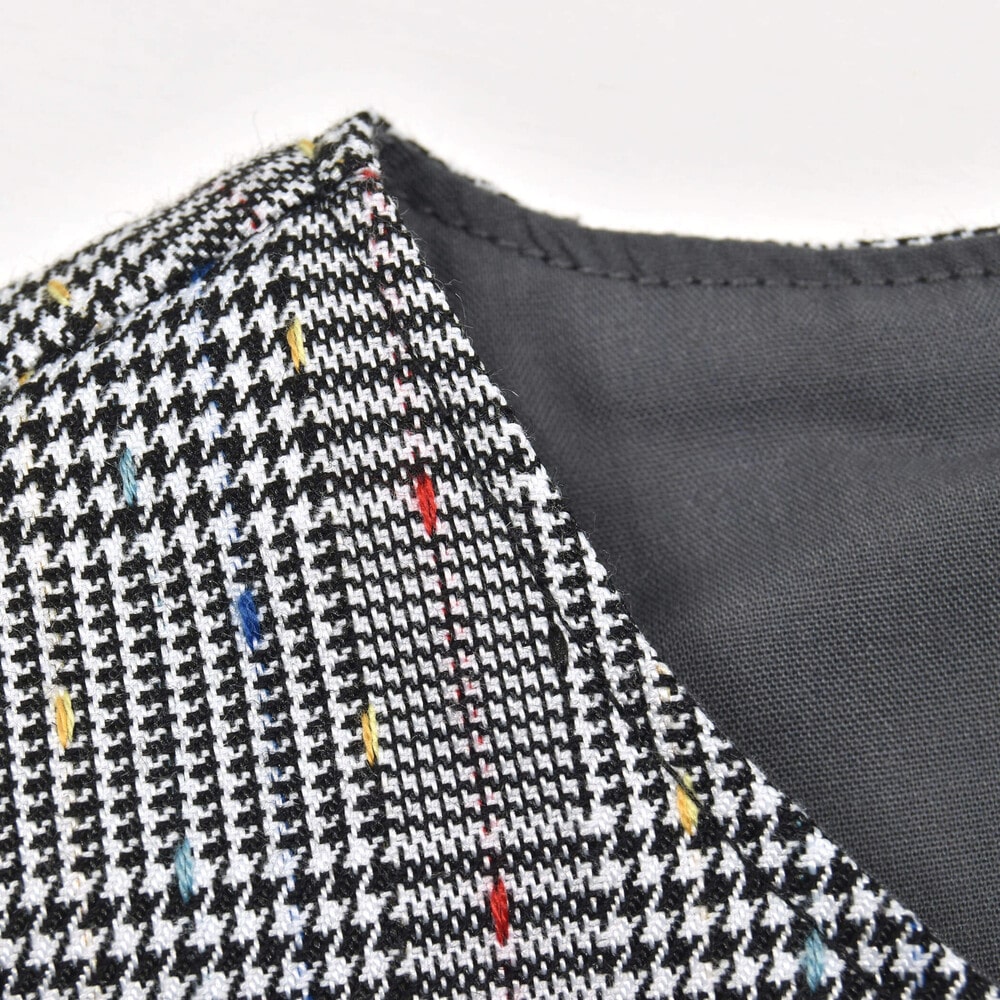 つぶつぶグレンチェックジャンパースカート(95~150cm)(95cm ブラック系
