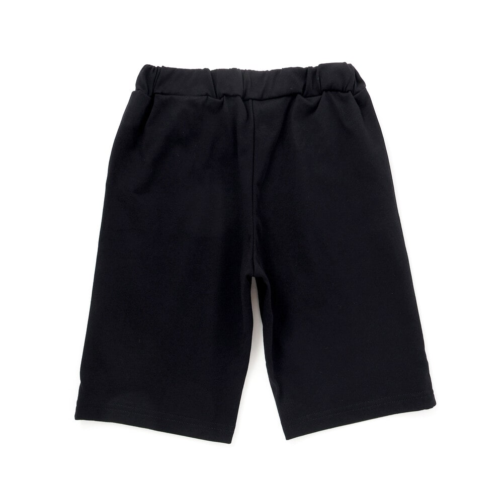 【接触冷感】ヘンリーネックTシャツ&パンツセット(110~160cm) ブラック 110cm