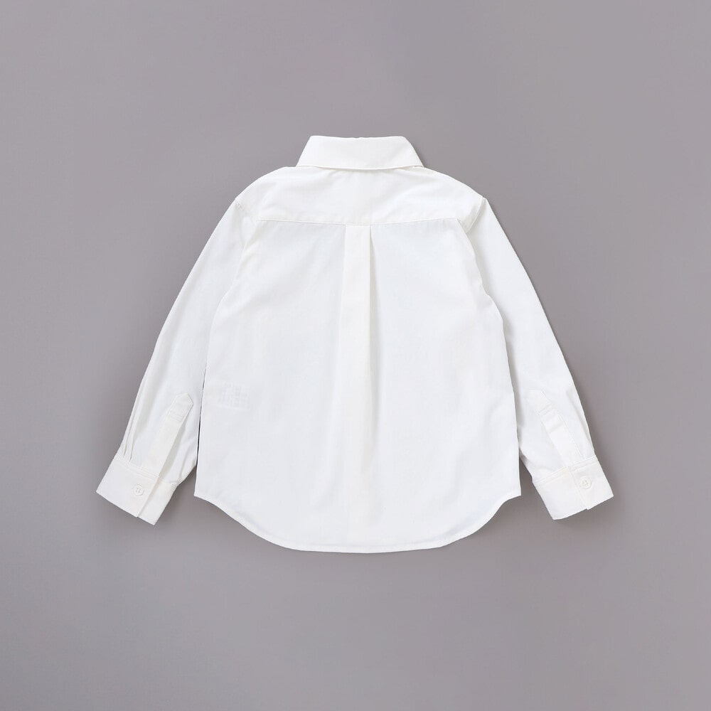 ストレッチナイロンシャツ(110~160cm) ホワイト 110cm