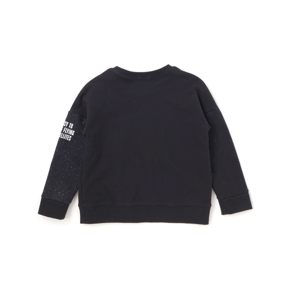 円形切り替えBIG裏毛トレーナー(100~160cm) グレー 110cm