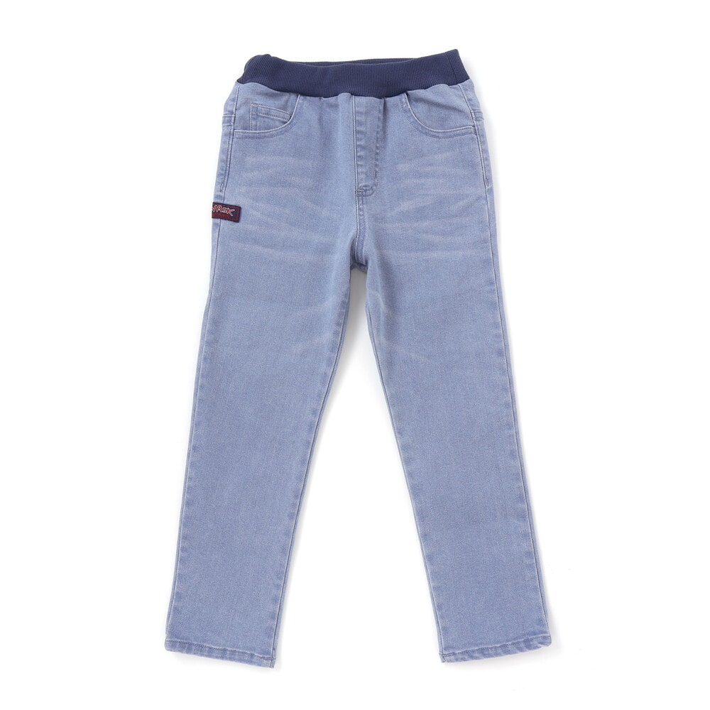 ロゴネーム付きストレッチデニムパンツ(100~160cm) ブルー 100cm