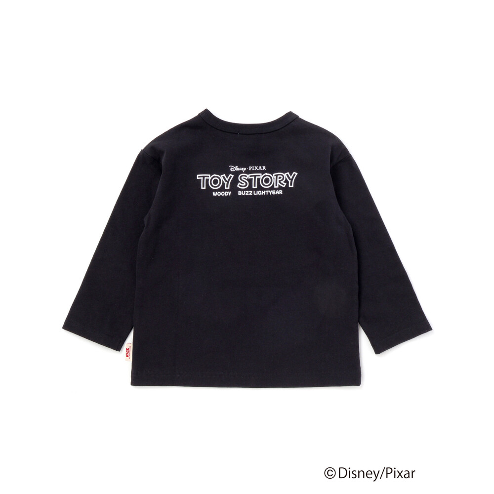 【TOY STORY】バックロゴビッグTシャツ(90~160cm) ブラック 110cm