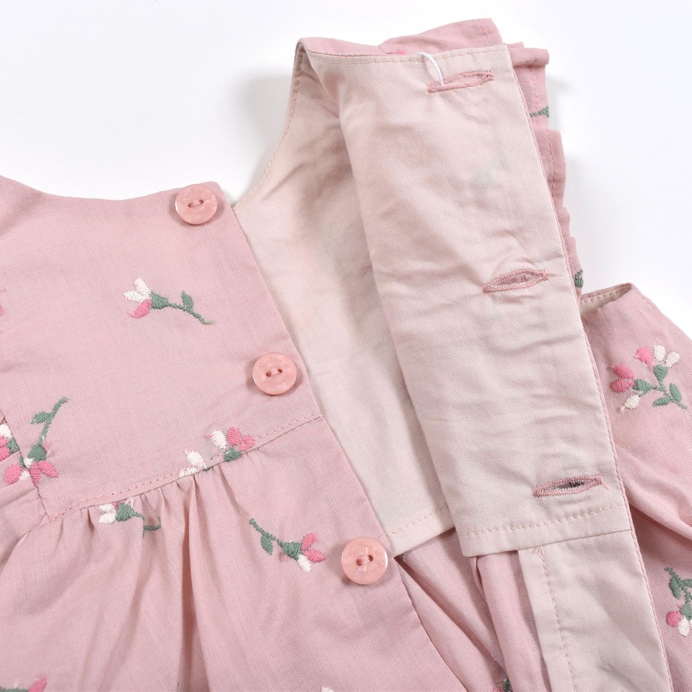 Bebe べべ Bebe Mall Official Online Store日本製 フラワー 刺繍 ブルマ付き ワンピース ベビー 70 90cm S 70 80cm ピンク系 新生児 ベビー ベベ モール オフィシャルオンラインストア