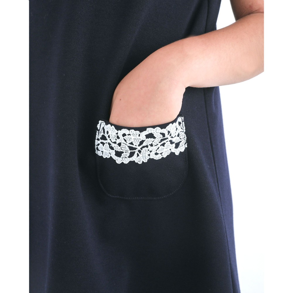 フォーマル ポンチ 襟レース 台形 ジャンパースカート ワンピース (90~140cm) グレー 110cm