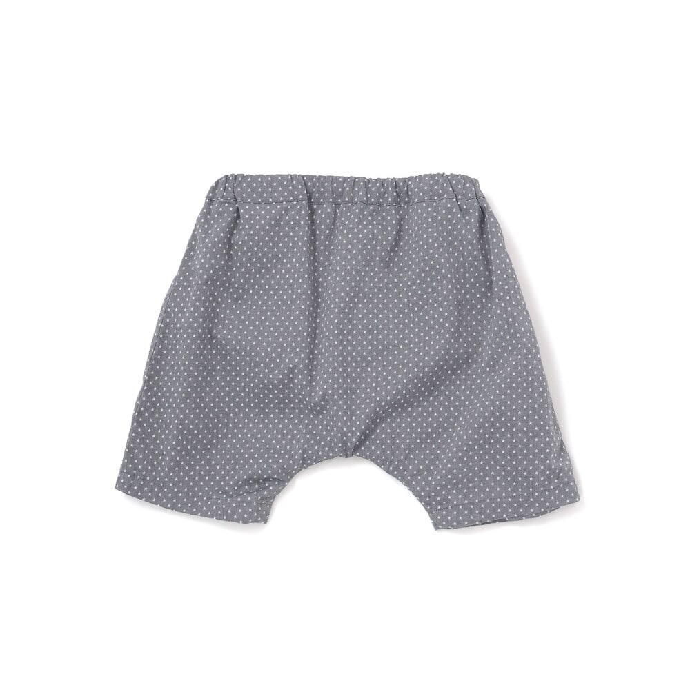 天竺半袖Tシャツ&ダンガリーパンツセット(70~90cm) ブルー系 S(70-80cm)