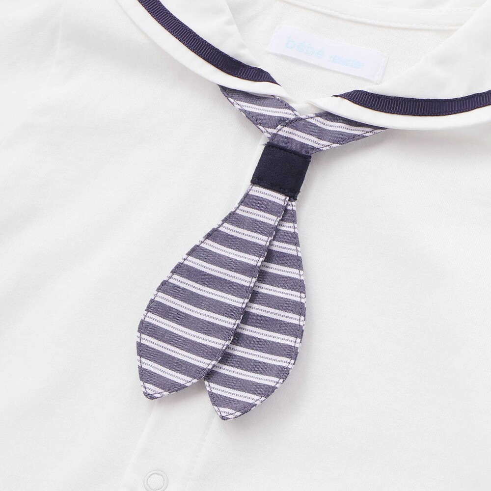 【お揃い】天竺マリンボディミニベビー(70~80cm) ネイビー系 70cm