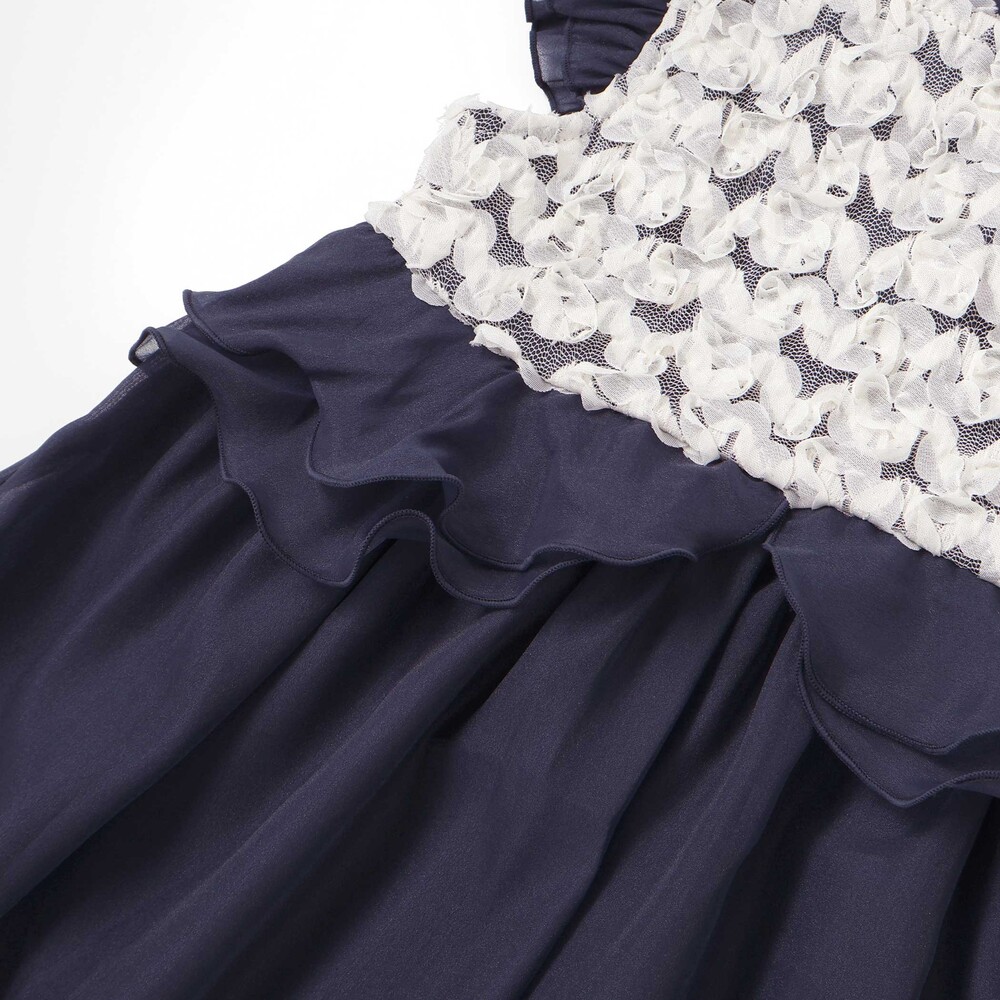 ふわふわオーガンジーフリルリボンペプラムドレス風ジャンパースカート(90~130cm) ピンク 90cm