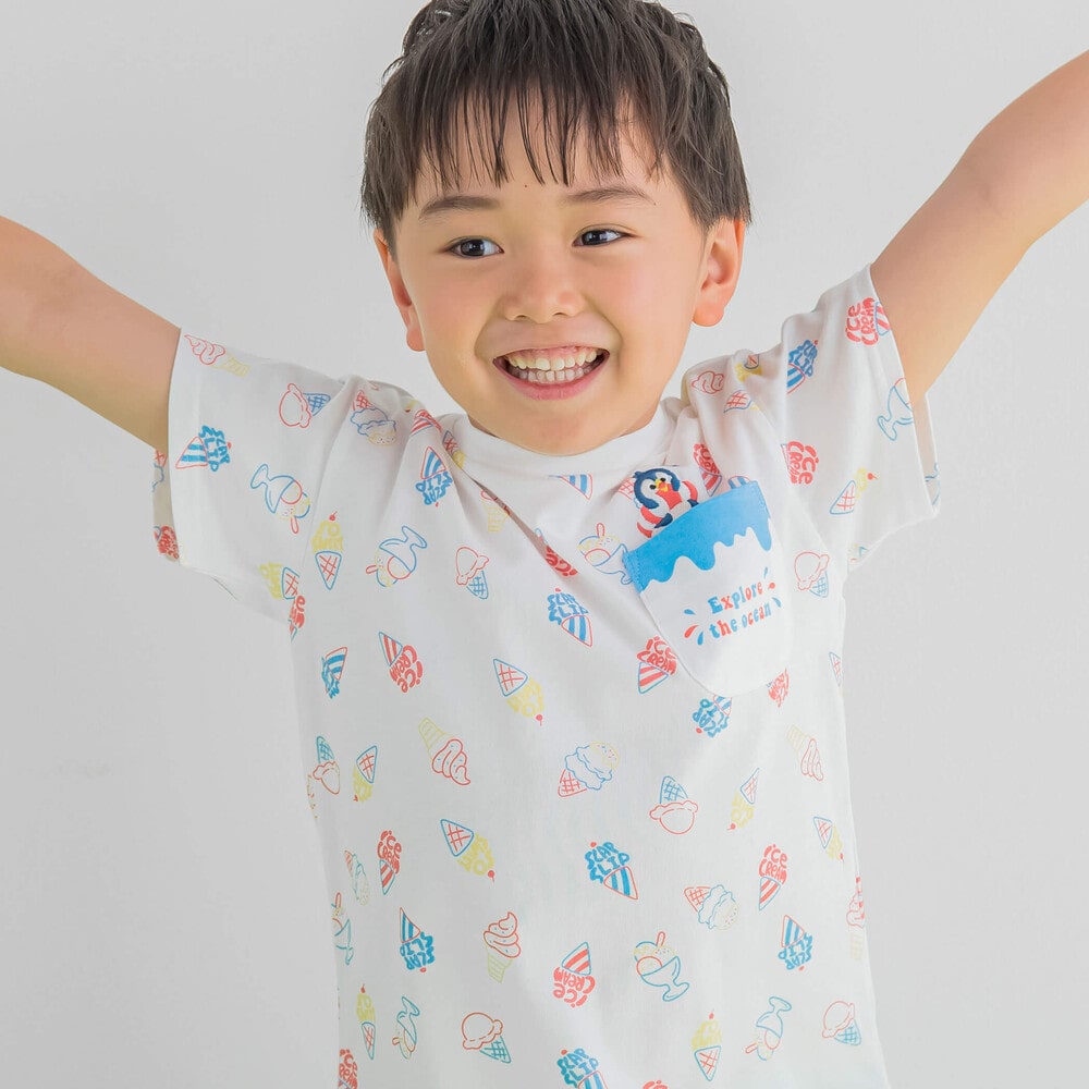 お揃い】アイス総柄半袖Tシャツ(80~120cm)(80cm ホワイト系): トップス【女の子・男の子の子ども服と言えば】【お揃い】アイス総柄 半袖Tシャツ(80~120cm)(80cm ホワイト系): トップス【女の子・男の子の子ども服と言えば】-子供服べべの公式通販サイト 「BEBE  MALL」-子供 ...