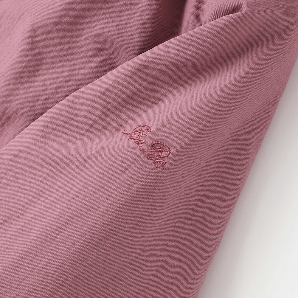 【撥水加工】ヴィンテージタフタ裏ファー裾フリルフードブルゾン(80~150cm) ネイビー 100cm