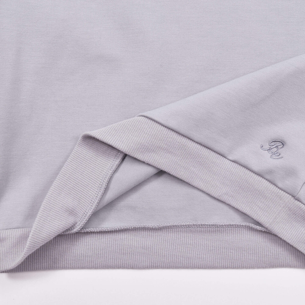 リボンタイレイヤード風ポンチトレーナー(100~150cm) グレー 100cm