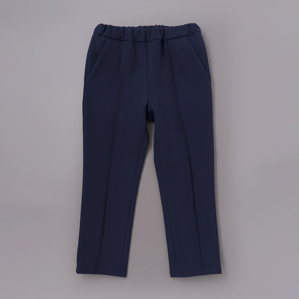 ダブルクロステーパードロングパンツ(110~160cm) ブラック 110cm