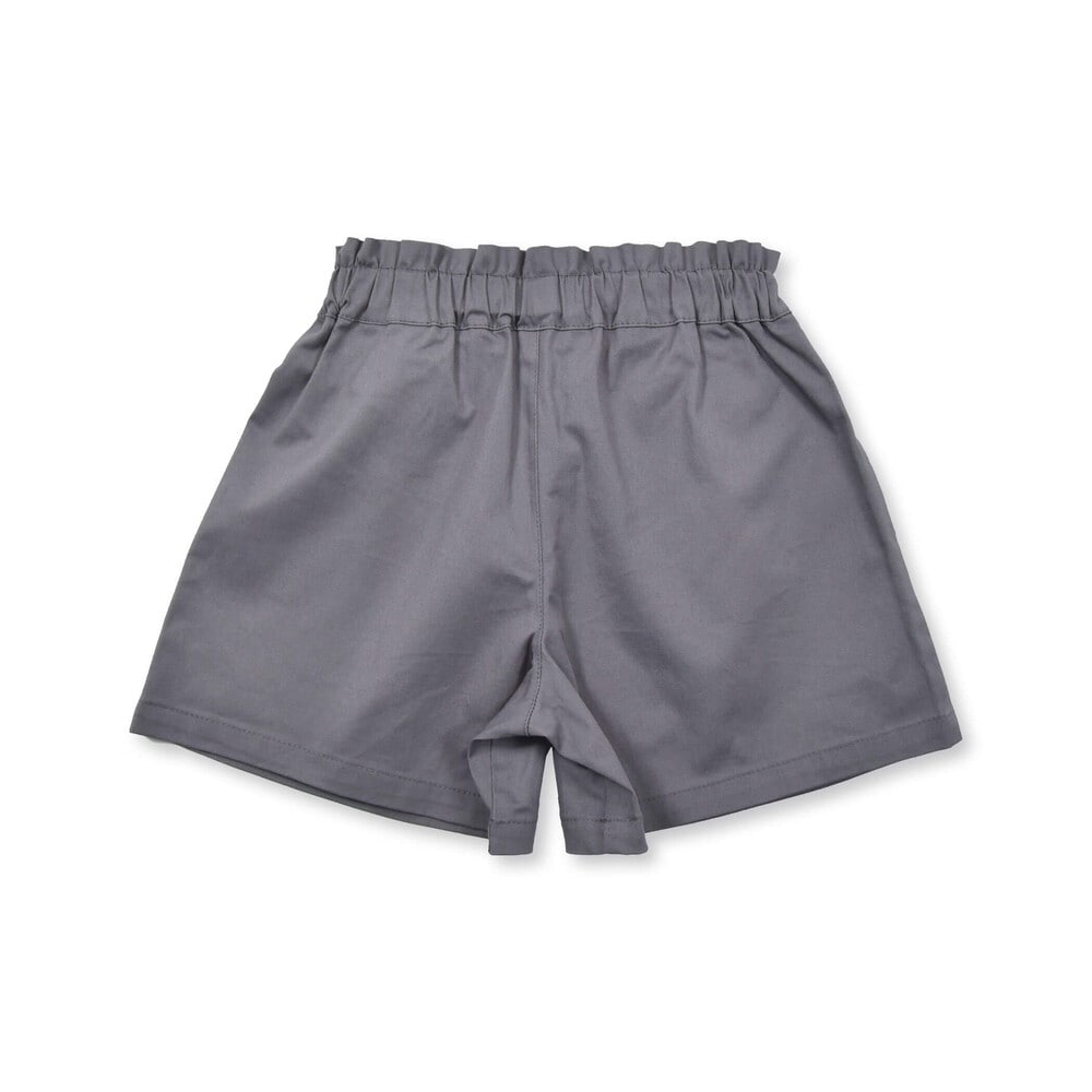 ストレッチツイルフリルポケットショートパンツ(90~150cm) グレー 90cm