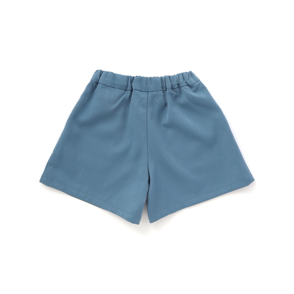 スカラップポケットフランネルサージショートパンツ(90~150cm) ブラウン 90cm