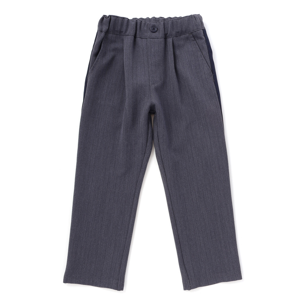 【限定商品】サイドラインロングパンツ(95~160cm) ネイビー 95cm