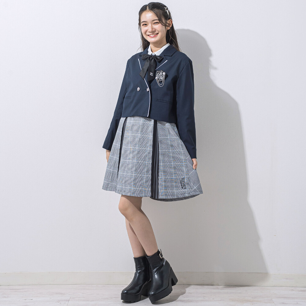 短丈ジャケット(140~160cm) ネイビー 140cm