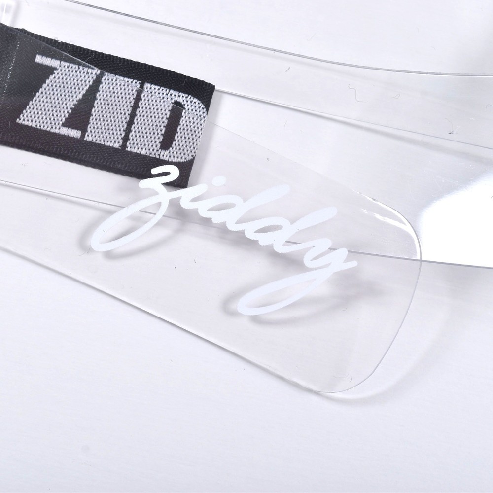 【ニコ☆プチ掲載】クリア エコレザー ハーネスベルト ホワイト ワンサイズ