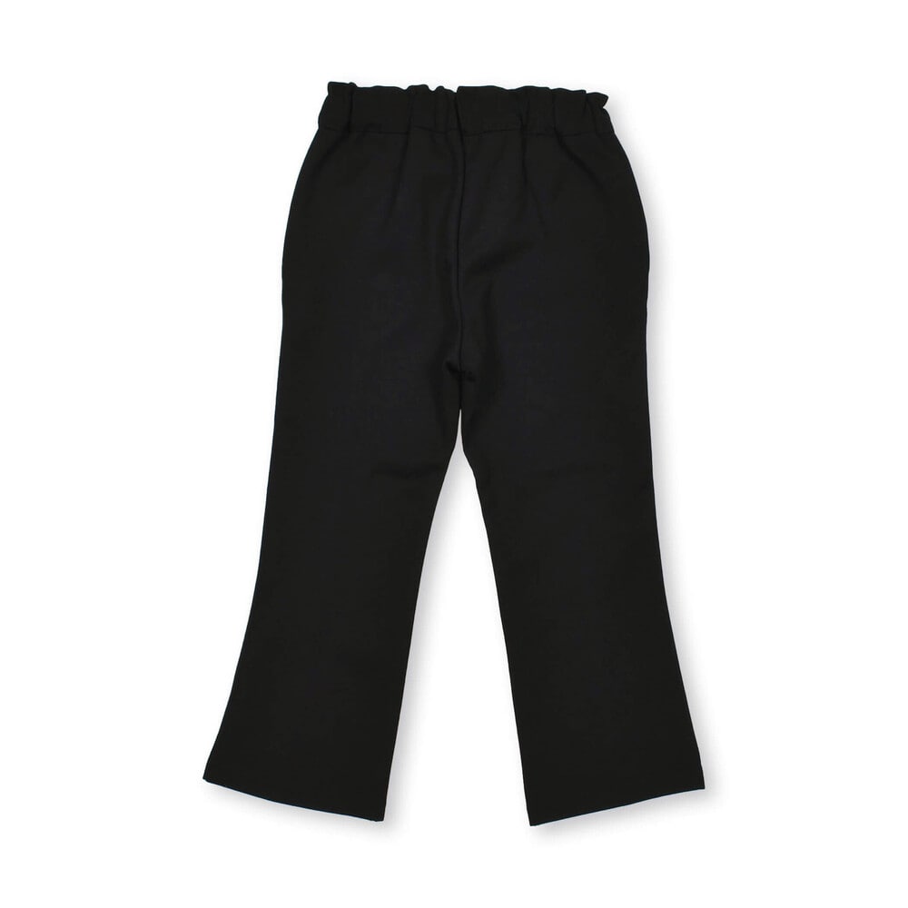 ポンチフレアパンツ(95~150cm)(95cm ブラック): ボトム【べべ