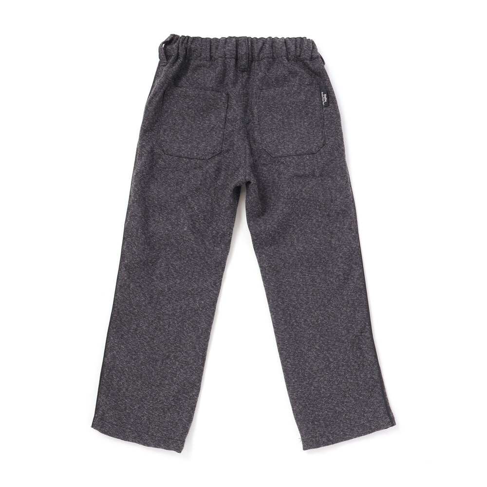 ヘリンボーンパイピングロングパンツ(95~160cm) グレー系 95cm