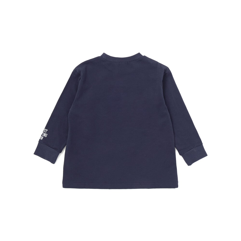 ワークポケット半袖Tシャツ&袖ロゴロンTセット(100~160cm) イエロー 100cm
