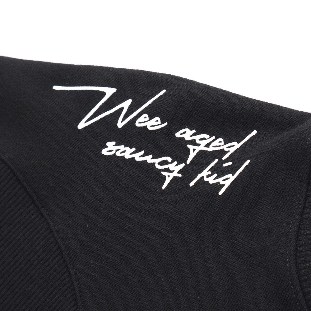 円形切り替えBIG裏毛トレーナー(100~160cm) グレー 110cm