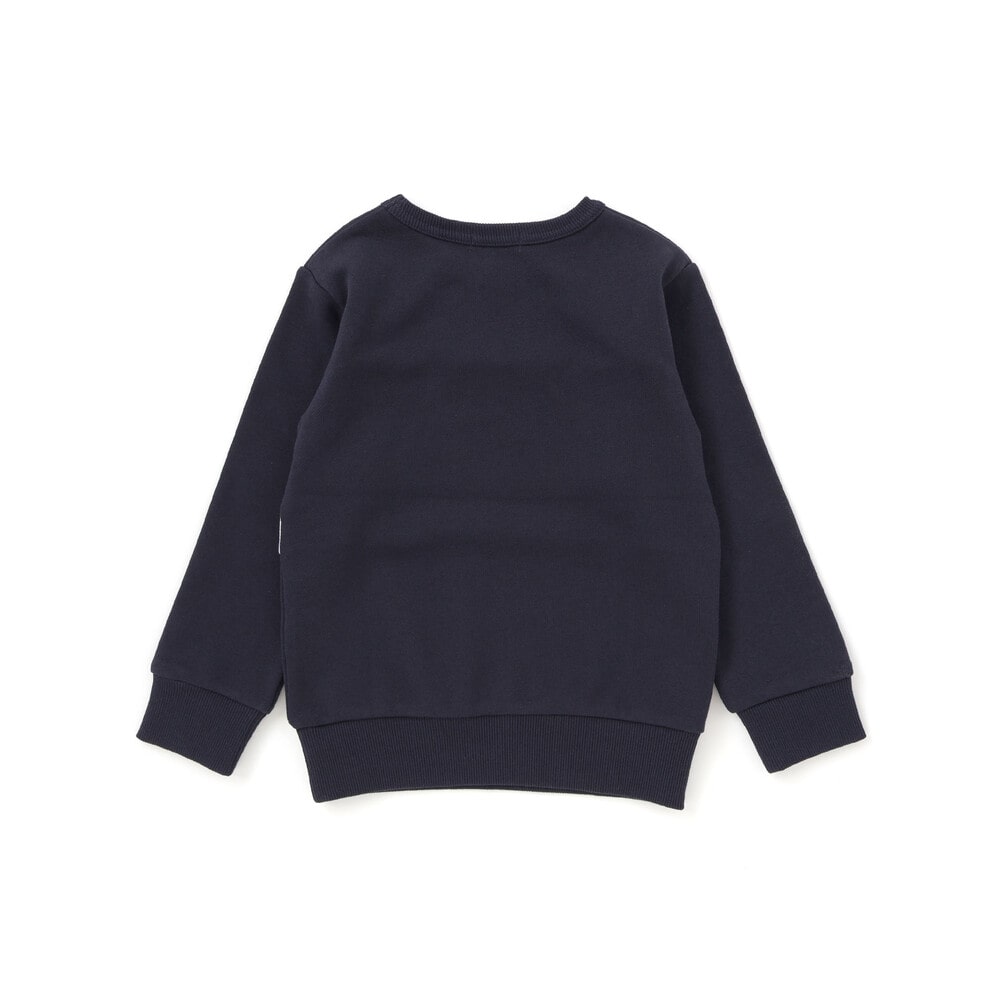 バイカラーロゴ裏毛トレーナー(100~160cm) ネイビー 100cm