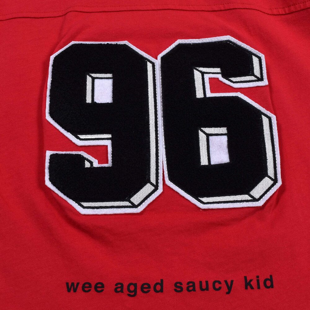 サガラ刺繍 ワッペン Tシャツ (100~160cm) グリーン 100cm