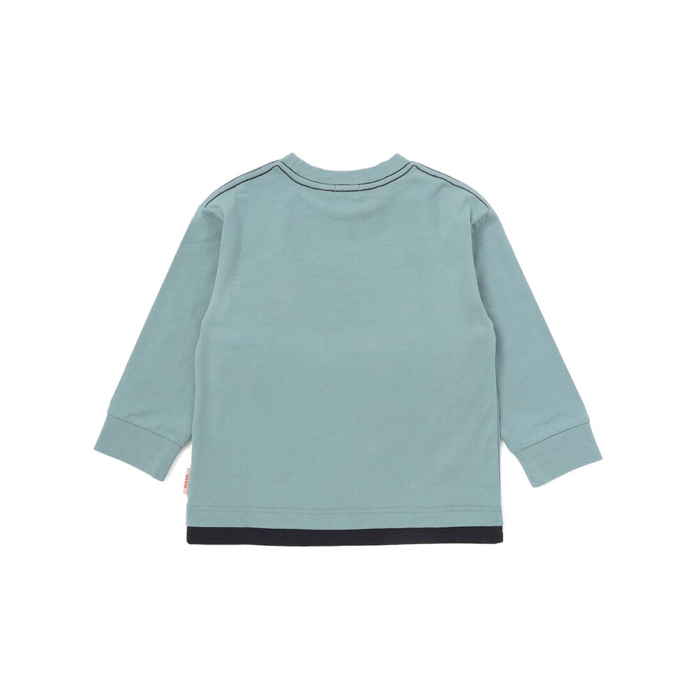 ASCENTレイヤード風ビッグ長袖Tシャツ(110~160cm) オフホワイト 110cm