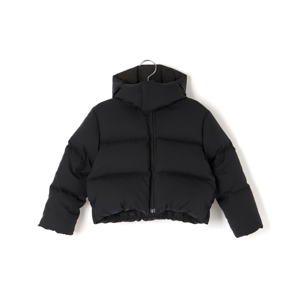 リモンタポリエステルツイルボリュームダウンジャケット親子お揃い(95~140cm) ブラック S(95-110cm)