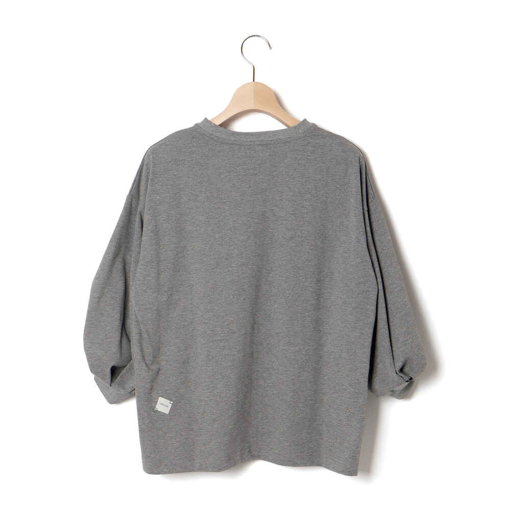 BIGリボンモチーフバルーンスリーブ天竺6分袖Tシャツ 親子お揃い 大人(140~160cm) ブラウン M(150~160cm)