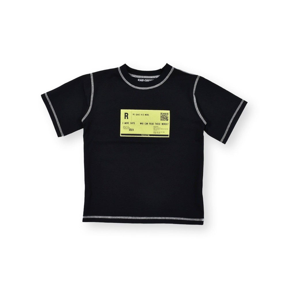 フロント パッチ Tシャツ(120~160cm) グレー 140cm
