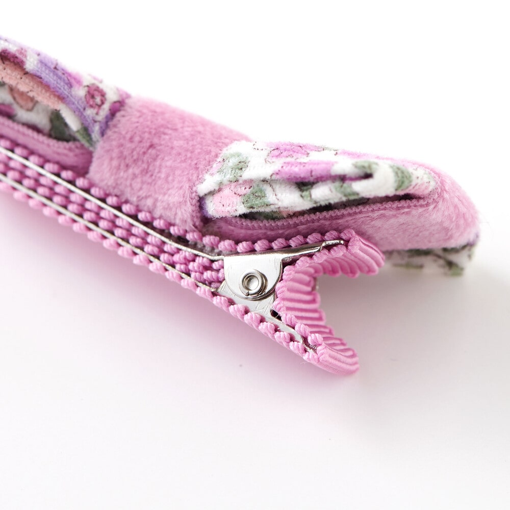 【日本製】【お揃い】リバティ(JoannaLouise)ヘアクリップ ブルー系 ワンサイズ