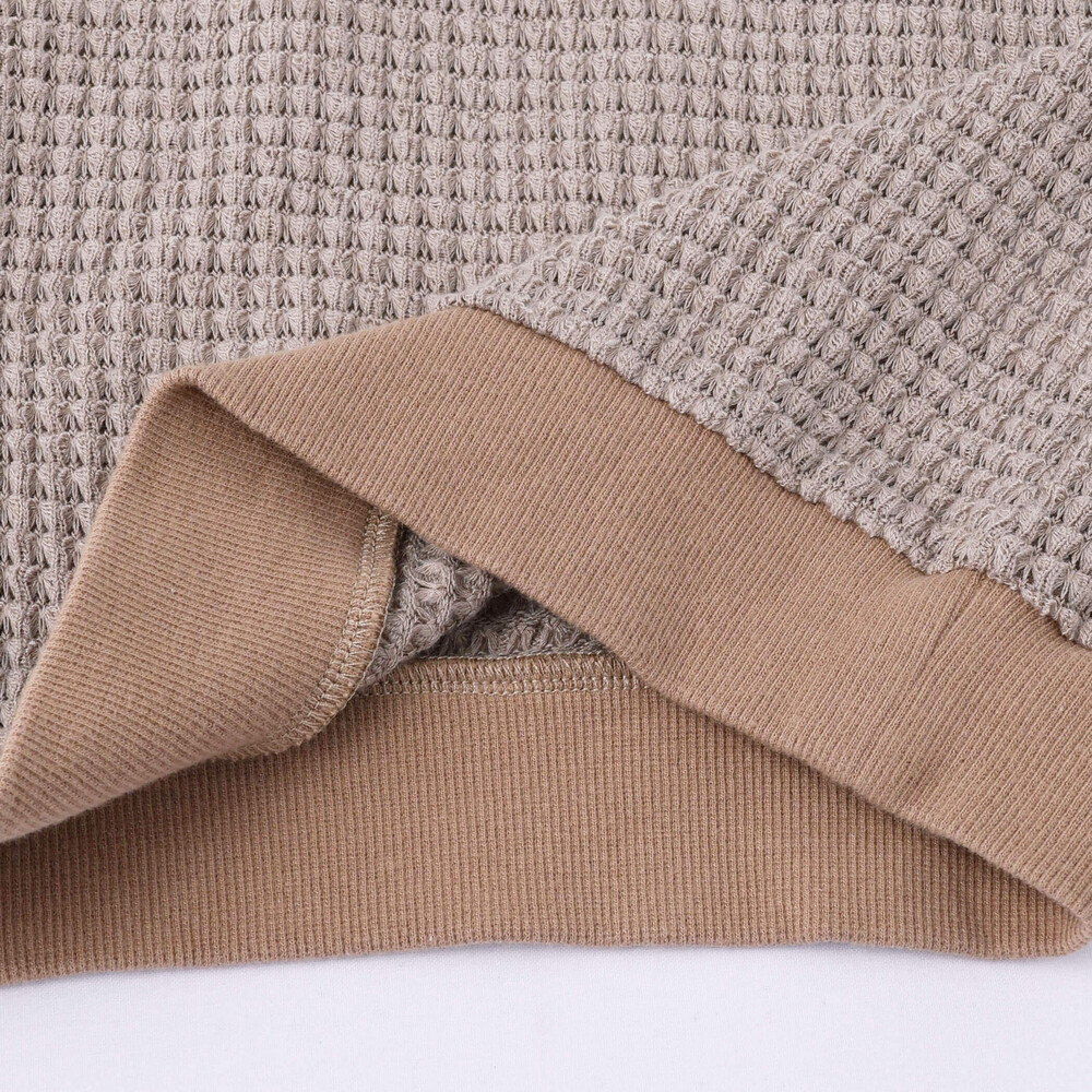 シャツコール&ワッフルベストセット(80~130cm) ボルドー系 90cm