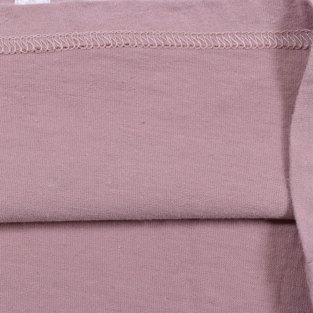 肩 フリル 花 レース ロゴ 天竺 Tシャツ (80~130cm) ピンク 80cm