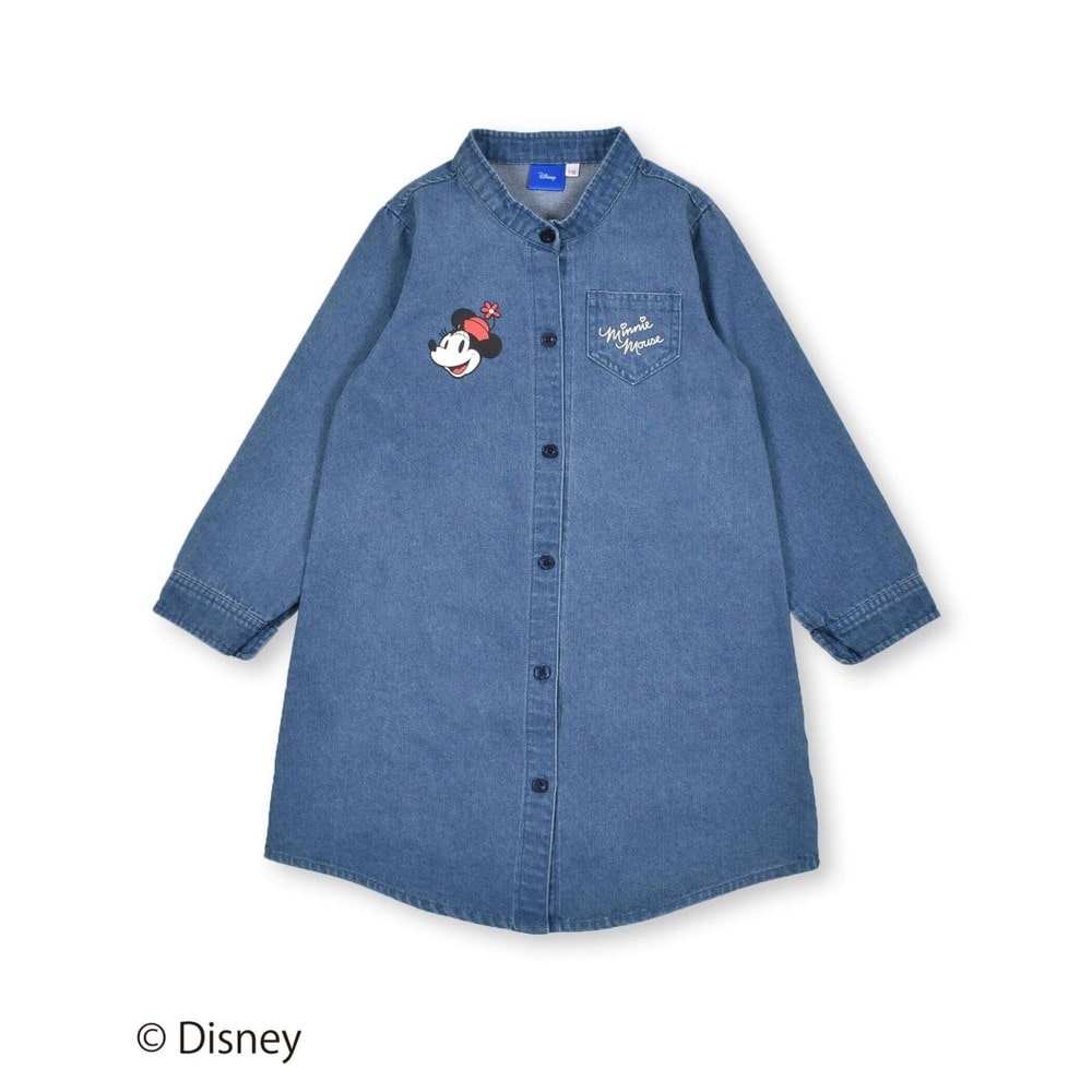 ディズニー　Disney ミッキーマウス　半袖Tシャツワンピース　ロング丈.