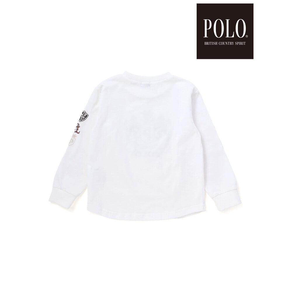 【POLO BCS(ポロ・ビーシーエス)×SLAP SLIP】長袖Tシャツ&ベストセット(80~130cm) ブラウン 80cm