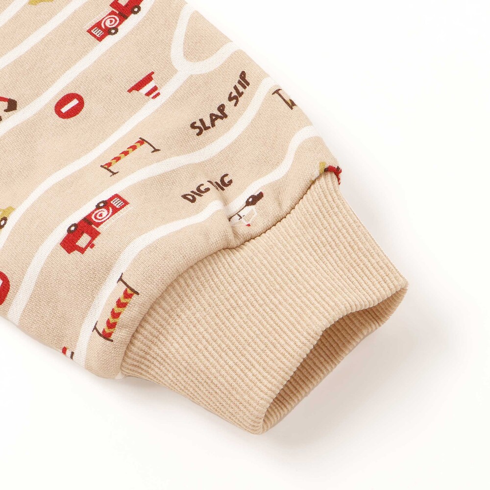 デニムカンガルーポケット付きトレーナー(80~130cm) オフホワイト系 80cm