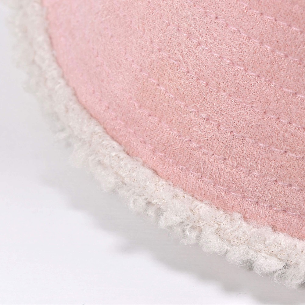 ユニセックス ボア × スエード リバーシブル バケットハット (52~54cm) ベージュ S(52cm)