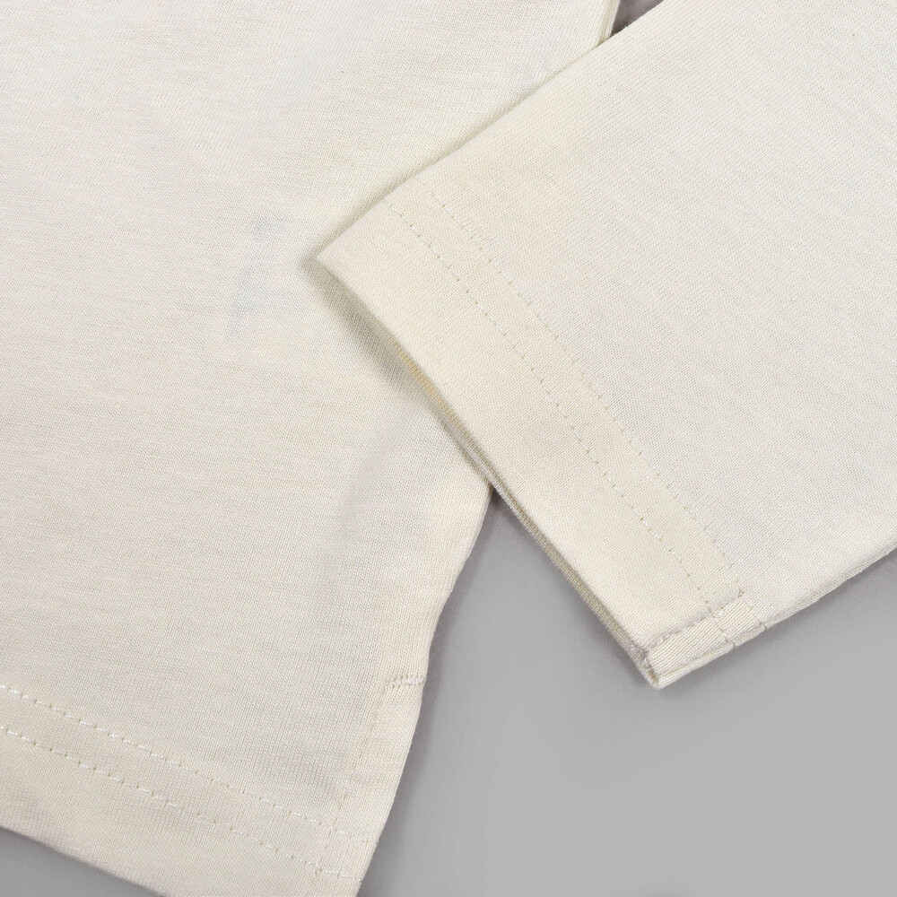 色 柄 バリエーション 長袖 Tシャツ (80~130cm) ブラウン 100cm